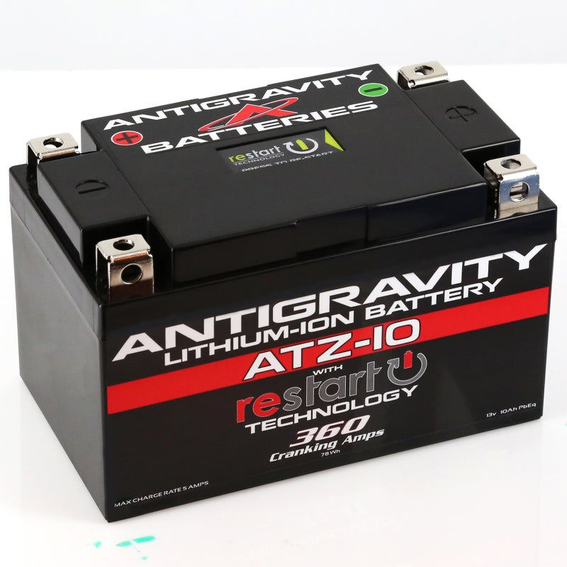 Antigravity YTZ10 Lithium Battery w/Re-Start – Powersport Parts Direct