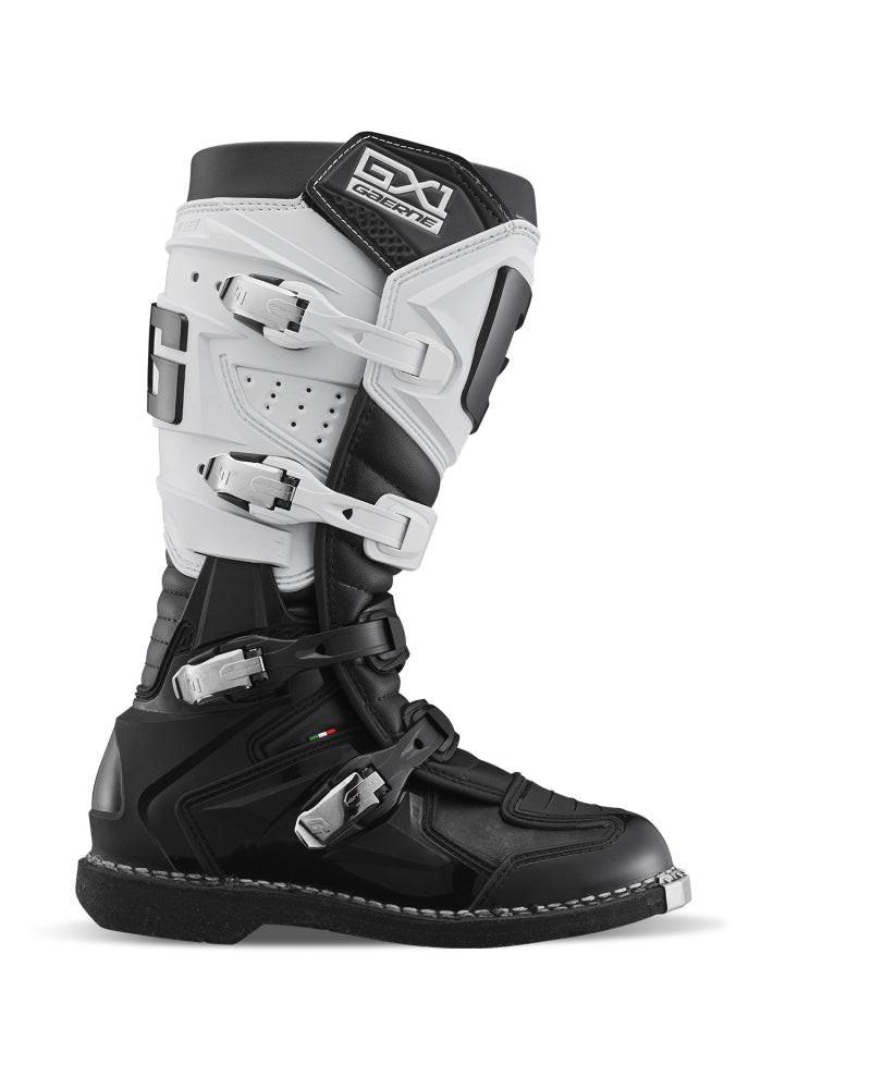 Gaerne GX1 Boot White/Black Size - 9 – Powersport Parts Direct