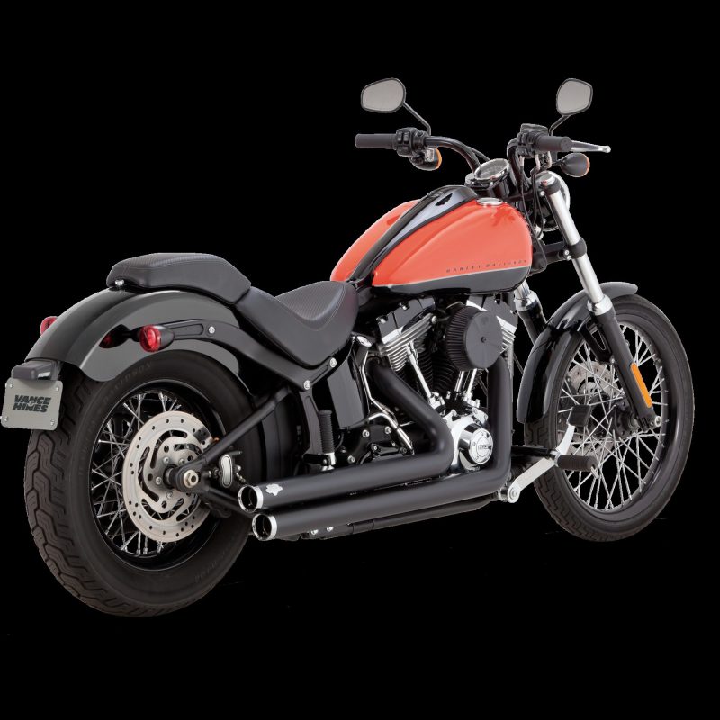 Vance & Hines 18-22 Harley Davidson Softail/ Big Shots Staggered PCX Full System Exhaust - Black