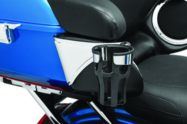 Kuryakyn Reflex Drink Holder Right Side HD Touring Passenger Mount 14 and Up Chrome