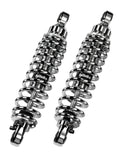 Bitubo WME0 Twinshocks Adjustable: Spring Preload, Rebound, Length 306mm, Chrome Edition