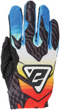 Answer Aerlite Drip Gloves Black/White/Rainbow - Large