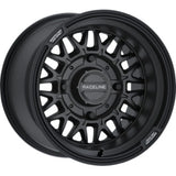 Raceline A13B Omega 15x7in/4x137 BP / 10mm Offset /110.18mm Bore - Satin Black Wheel