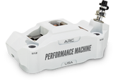 Performance Machine 125 x 4 Race Series Radial Mount Caliper with ARC - Right - White