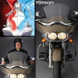National Cycle 98-13 HD FLTR/X RoadGlide/FLTRU/FLTRUSE RoadGlide Ultra VS Mid/Std. Windshield-Clear
