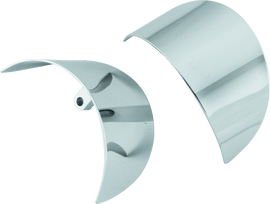 Bikers Choice 86-17 FLH FLT FLST FXRT Chrome Turn Signal Visor Replaces H-D 67737-88T Pr