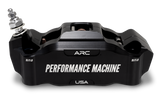 Performance Machine 125 x4 Race Series Radial Mount Caliper with ARC - Left - Black Ano