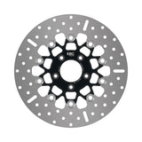 EBC 07-10 Harley-Davidson Sportster XL 883 L Low Front Black Chrome Rotor