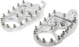 Bikers Choice Male Mount BMX Style Silver Footpegs Pr