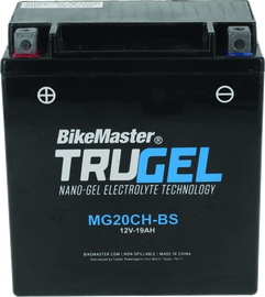 BikeMaster TruGel Battery - MG20CH-BS