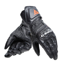 Load image into Gallery viewer, Dainese Carbon 4 Long Leather Gloves Black/Black/Black - Medium