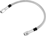 Twin Power 43 Inch Clear Coated Dot Stainless Steel Brake Hose AN-3