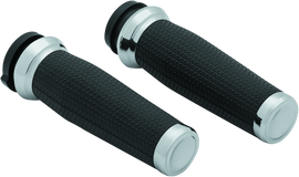 Kuryakyn Thresher Grips Throttle-By-Wire Chrome