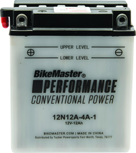 Load image into Gallery viewer, BikeMaster Battery - 12N12A-4A-1