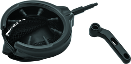 Kuryakyn Drink Holder Mesh Basket with Perch Mount Universal Gloss Black