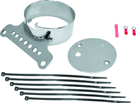 Bikers Choice 99-00 FXR 95-05 XL Chrome Single Gauge Mount Replaces H-D 67053-95