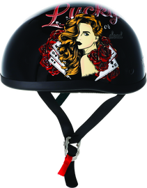 Skid Lids Lucky Lady Original Helmet - Small
