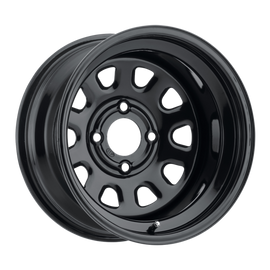 ITP Delta Steel 14x7 / 4x110 BP / 2+5 Offset Black Wheel