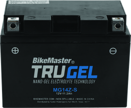 BikeMaster TruGel Battery - MG14Z-S