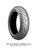 Bridgestone  Battlax Sport Touring T33R Tire - 150/70ZR17 M/C 69W TL Rear