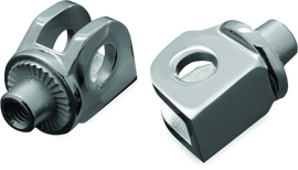 Kuryakyn Splined Peg Adapter Honda GL1800/Suzuki Front Chrome