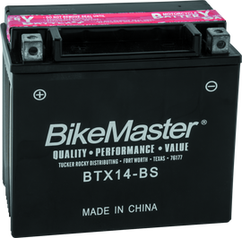 BikeMaster Battery - BTX14-BS