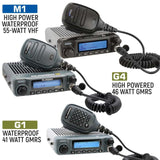 Rugged Radios Ford Raptor Two-Way Mobile Radio Kit 55 Watt M1-V - Business Band VHF