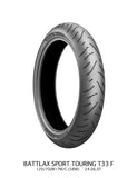 Bridgestone  Battlax Sport Touring T33F Tire - 120/70R19 M/C 60V TL Front