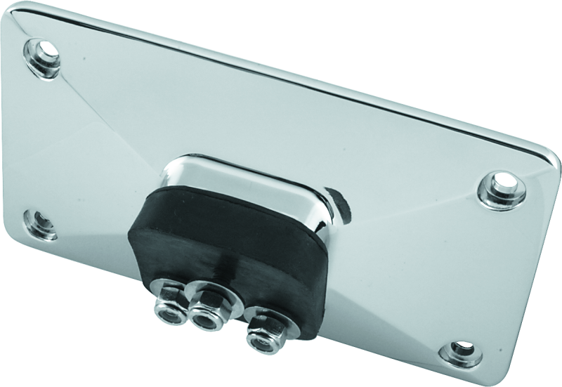 Bikers Choice 55-99 Chrome Pyramid License Plate Bracket 3 Bolt Style