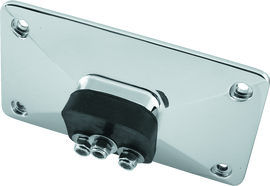 Bikers Choice 55-Up Chrome Custom Pyramid License Plate Bracket 3 Bolt Style