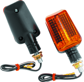 BikeMaster Universal Ministalk Marker Light - Black/Amber
