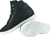 Speed and Strength Mad Dash Leather Shoes Black/White Womens Size - 6
