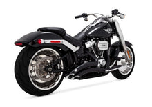 Load image into Gallery viewer, Vance &amp; Hines HD 18-22 Fatboy/Breakout Big Radius 2-2 Black PCX Full System Exhaust
