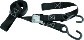 BikeMaster Tiedown 1-1/2 Integrated Softhook - Black