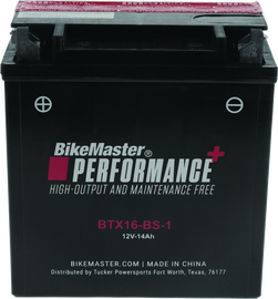 BikeMaster Battery - BTX16-BS-1