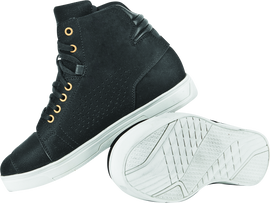 Speed and Strength Mad Dash Leather Shoes Black/White Womens Size - 10