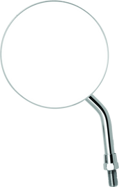 BikeMaster 4in Adjustable Round Mirror 10mm - Each - Chrome