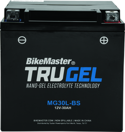 BikeMaster TruGel Battery - MG30L-BS