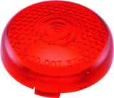Bikers Choice Replacement Honeycomb Red Lens For LED Bullet Turn Signal