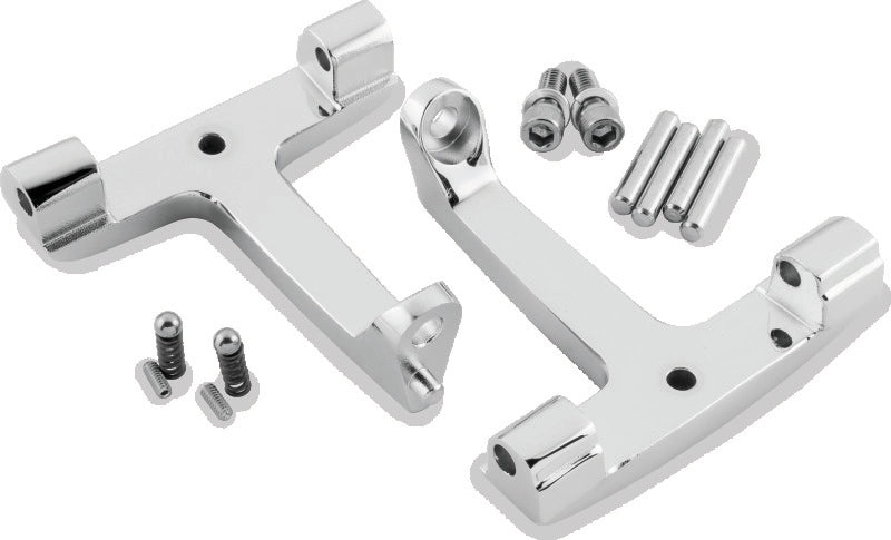 Bikers Choice 93-20 FLH FLT Chrome Passenger Floorboard Bracket Replaces H-D 53070-00A