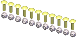 KFI Wear Bar Hardware Kit