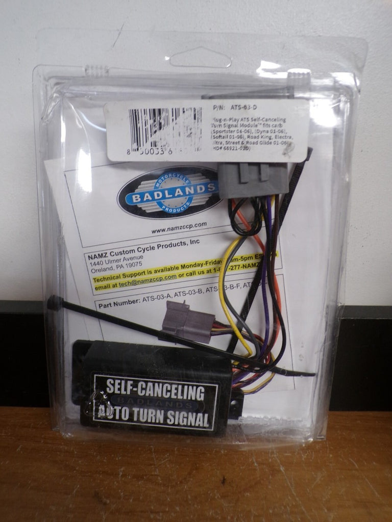 Badlands 04-06 Sportster Plug N Play ATS Self-Canceling Turn Signal Module